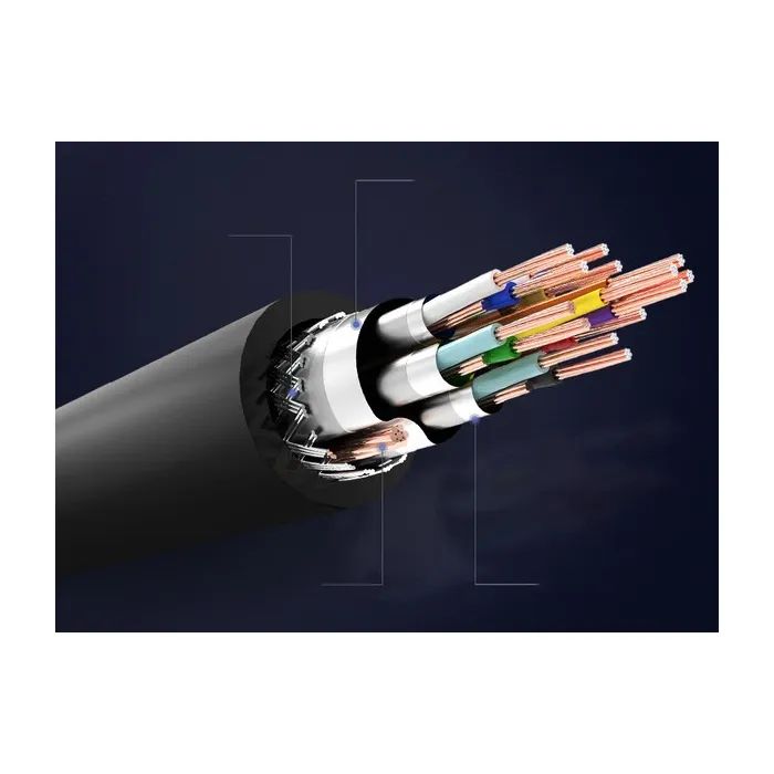 Кабель мультимедийный HDMI M to HDMI M 0.75m black Vention (AACBE) изображение 6