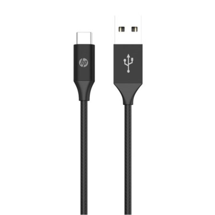 Дата кабель USB 3.0 AM to USB-C 1.0m 3A braided HP (HP_DHC-TC102-1M)