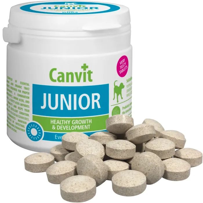 Витамины для собак Canvit Junior 100 г (8595602507207) изображение 2