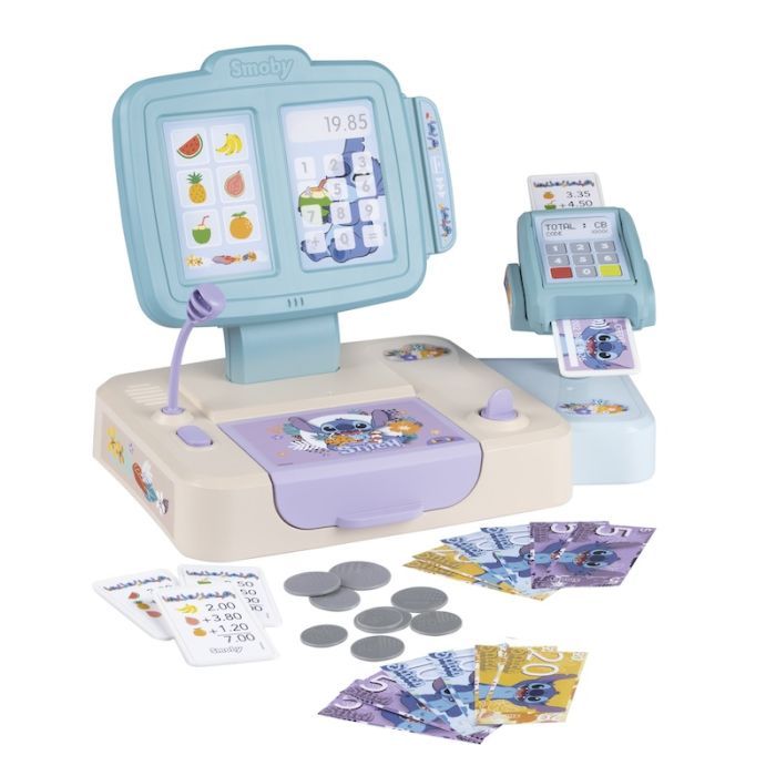 Игровой набор Smoby Дисней Стич Касса супермаркета (7600350119) изображение 2