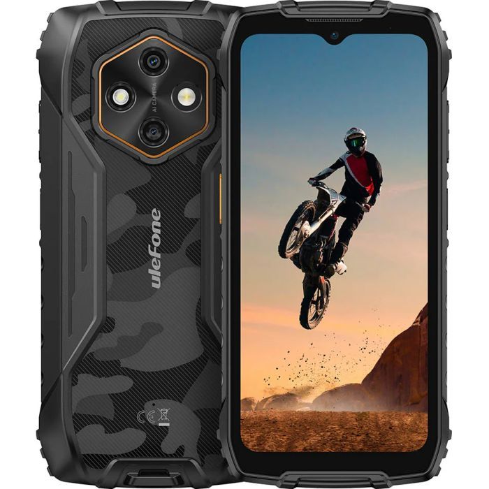 Мобільний телефон Ulefone Rugking 4 Pro 8/256Gb Black-Orange (6975326660921)