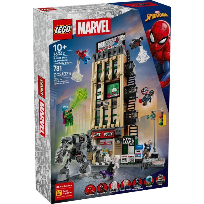 Конструктор LEGO Super Heroes Человек-паук против Мистерио: Дейли Бьюгл (76342)