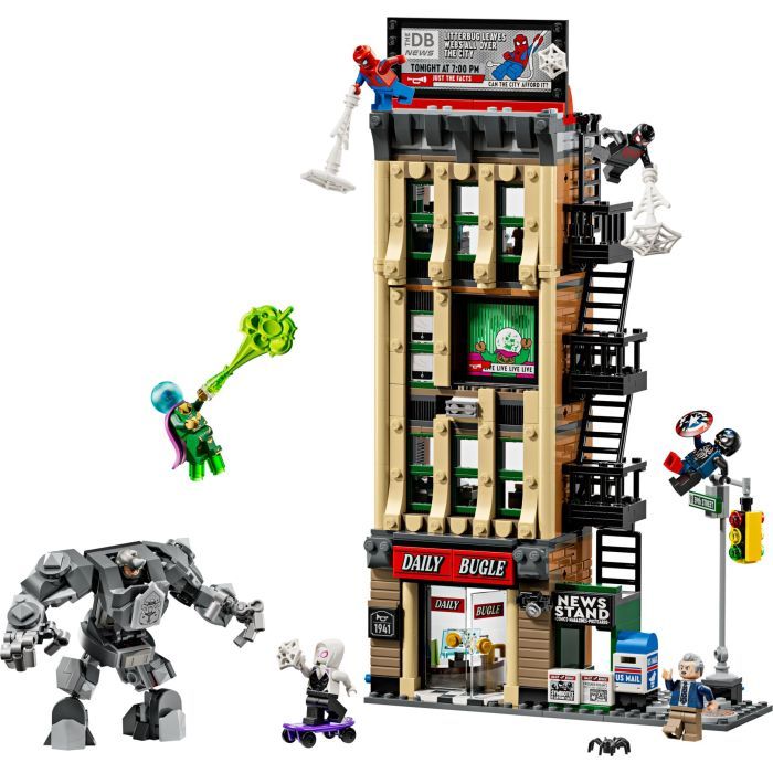 Конструктор LEGO Super Heroes Человек-паук против Мистерио: Дейли Бьюгл (76342) изображение 2