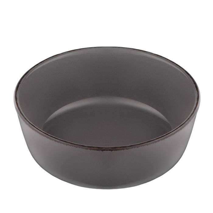 Салатник Ardesto Lazio 700мл, 16см, кераміка, сірий темний (AR1616DG) зображення 2