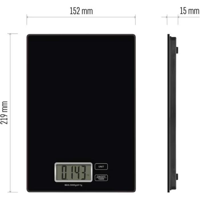 Весы кухонные EMOS EV014 изображение 8