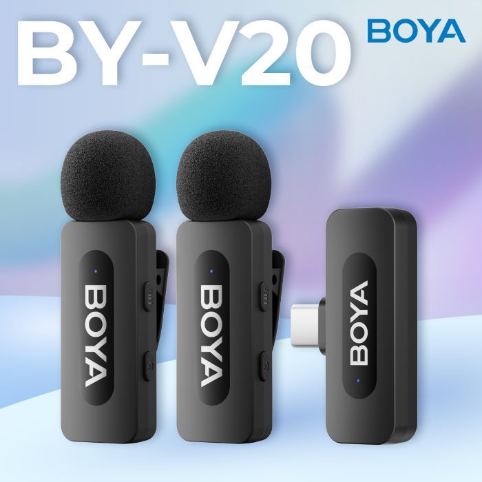 Микрофон Boya BY-V20 Type-C Black (BY-V20) изображение 6