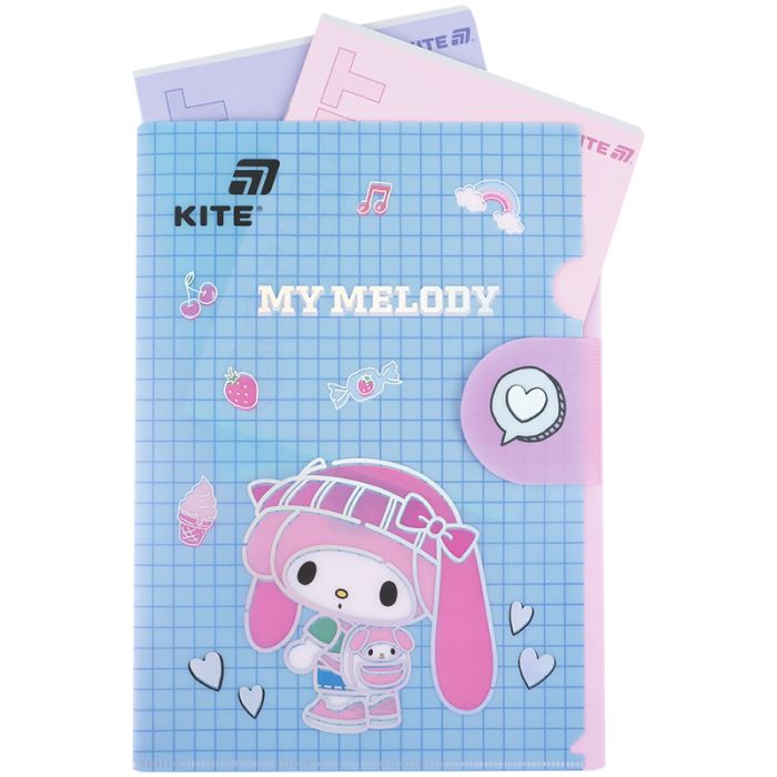 Папка – уголок Kite с клапаном A4 My Melody- 3 (HK25-248-3) изображение 5