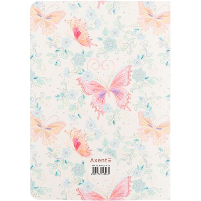 Книга записная Axent A5 TR Nature`s Melody 3, 80 листов клетка (8700-22-A-TR) изображение 5