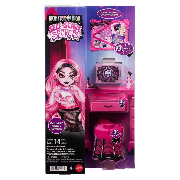 Кукла Monster High сюрприз Тайные ритуалы красоты Дракулоры (JHK43)