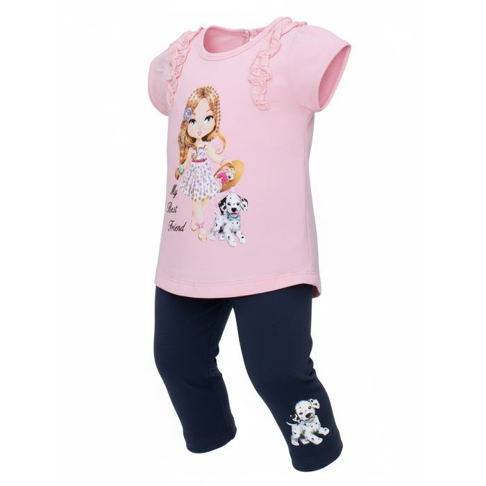 Набор детской одежды Breeze с девочкой (14401-104G-pink) изображение 6