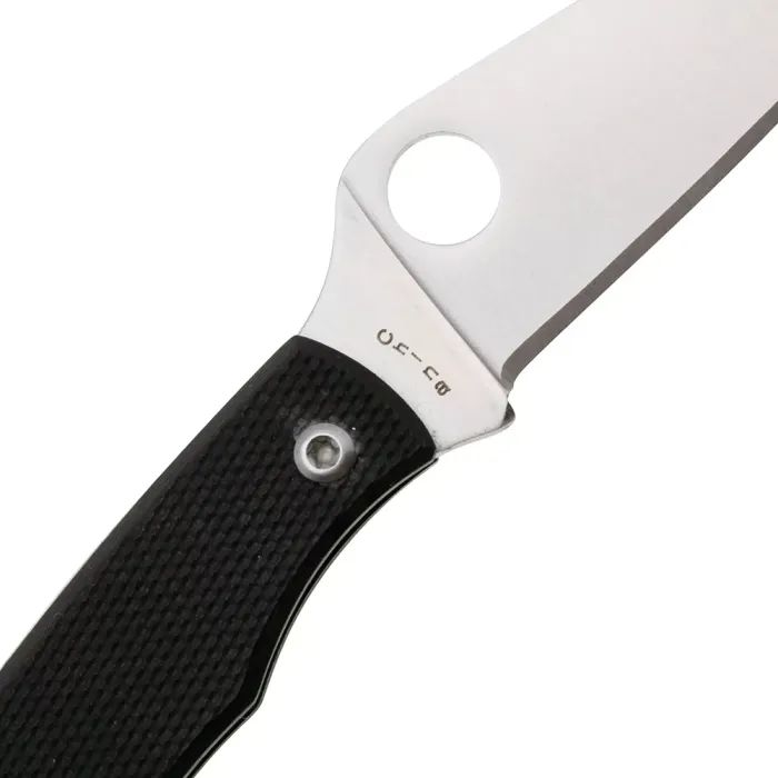 Ніж Spyderco Grasshopper 12C27 G10 Black (C138GBKP) зображення 7