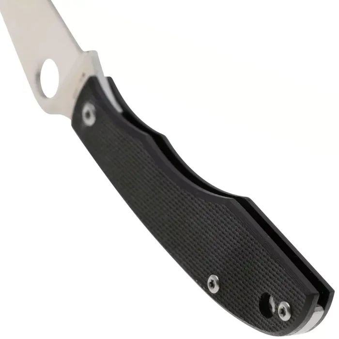 Ніж Spyderco Grasshopper 12C27 G10 Black (C138GBKP) зображення 8