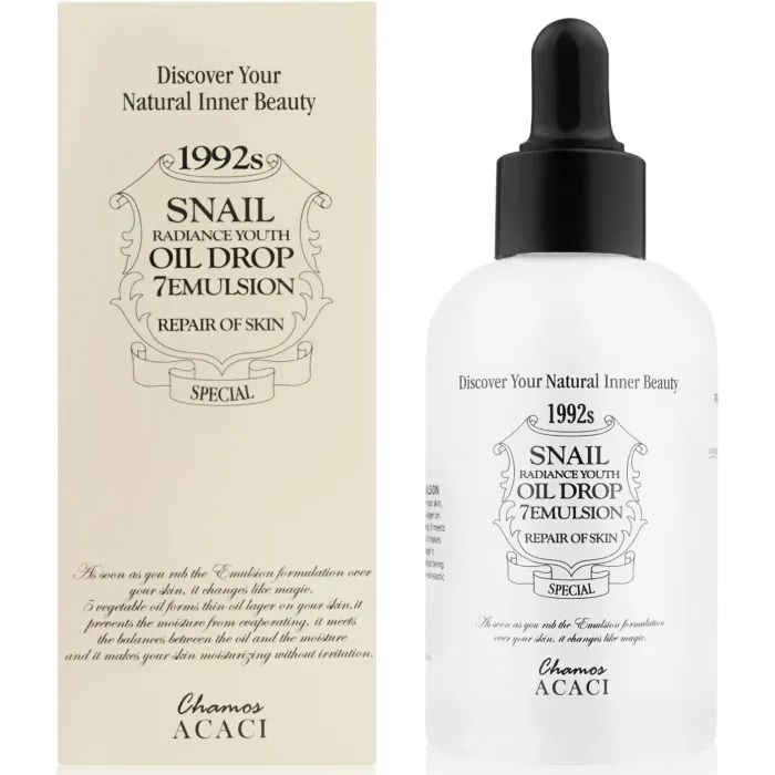 Сыворотка для лица Chamos Acaci Snail Radiance Youth 50 мл (8809071360394) изображение 2