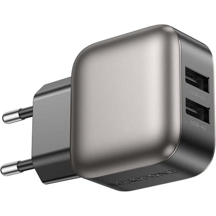 Зарядное устройство BOROFONE 2xUSB BAS51A black (6941991116100) изображение 5