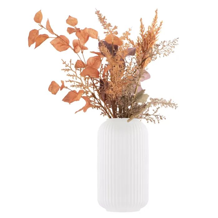 Ваза Ardesto Loreto, 12.2х21.5см, порцеляна, білий (AR3817W) зображення 4