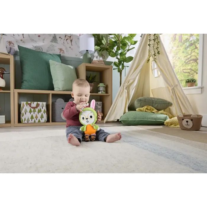 Погремушка Fisher-Price Зайка-обнимашка с прорезывателем (JLB87) изображение 10