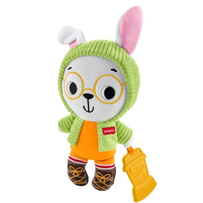Погремушка Fisher-Price Зайка-обнимашка с прорезывателем (JLB87)