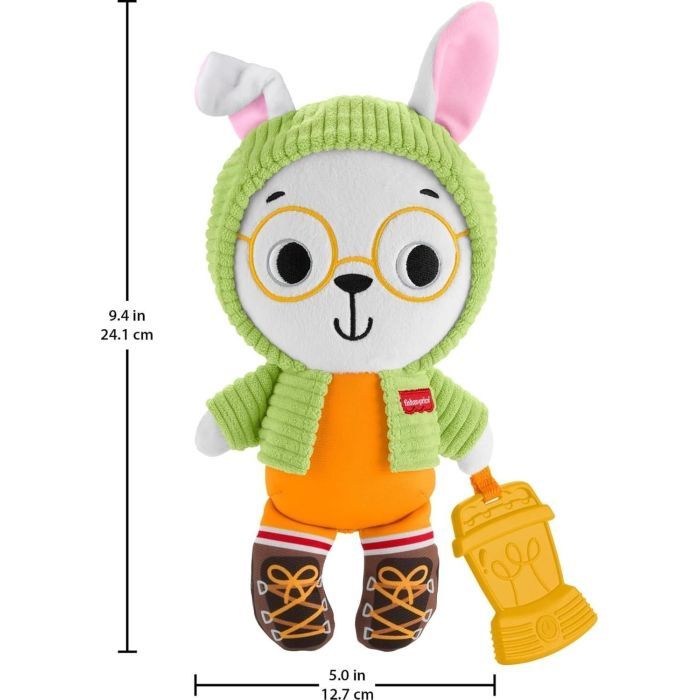 Погремушка Fisher-Price Зайка-обнимашка с прорезывателем (JLB87) изображение 5