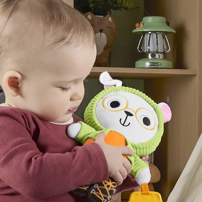 Погремушка Fisher-Price Зайка-обнимашка с прорезывателем (JLB87) изображение 7