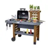 Игровой набор Smoby Садовое барбекю с регулировкой высоты, 43 аксессуара (312004)