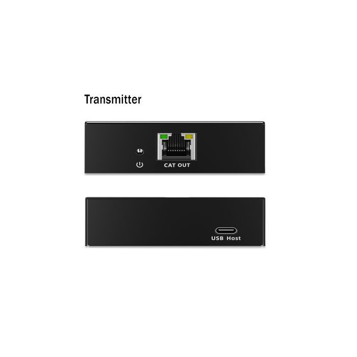 Адаптер Digitus USB extender 100 m RJ-45 to 3xUSB-A + 1xUSB-C (DA-73121) зображення 9