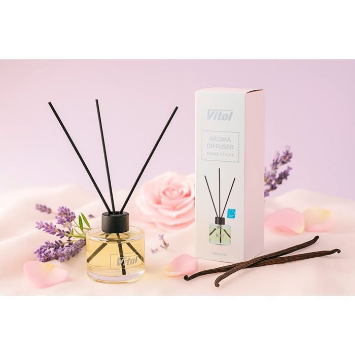 Ароматизатор для автомобіля VITOL Home Sticks Lavender Dream 130 мл (VHS03) зображення 5