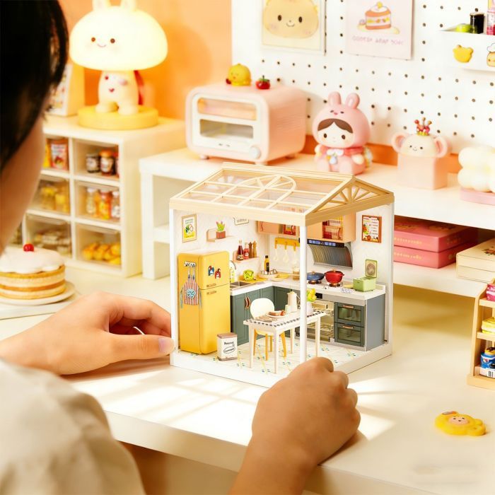 Конструктор Mini House румбокс серии Интерьер – Кухня (свет) (8005) изображение 10