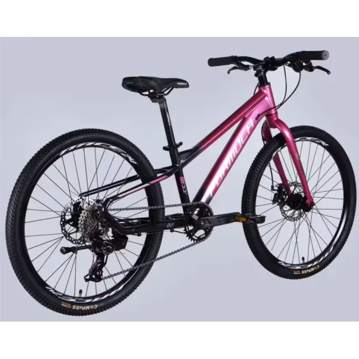 Велосипед Formula 24" F-1 DD рама-11" AL 2026 рожево-чорний (OPS-FR-24-450) изображение 3