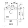 Мийка кухонна Franke Maris MRG 610-52 TL (114.0668.901) зображення 3
