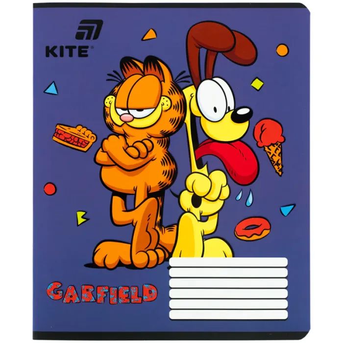 Зошит Kite Garfield, 12 аркушів, лінія (GF26-234) зображення 11
