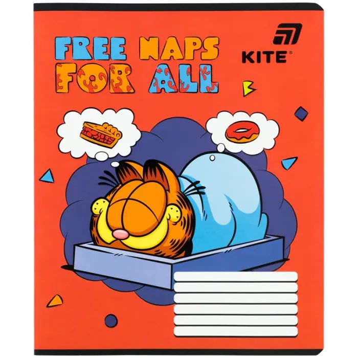 Зошит Kite Garfield, 12 аркушів, лінія (GF26-234) зображення 9