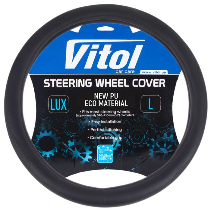 Чохол на руль VITOL L чорн (VLOD-NPUC980 BK L)