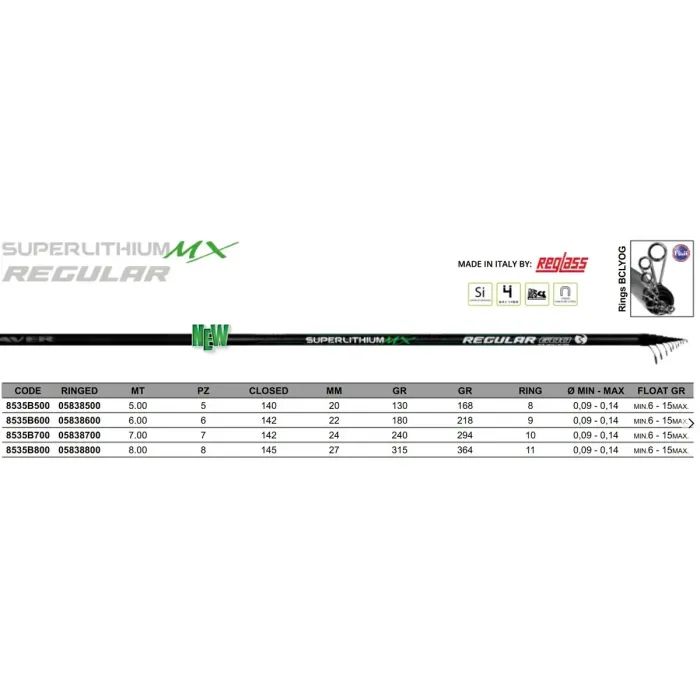 Вудилище Maver Superlithium Regular MX Bolo 6.00m (1300.39.19) зображення 3