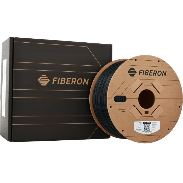 Пластик для 3D-принтера Polymaker ASA-CF08 Fiberon 1,75mm 3kg Black (FF02002) изображение 4