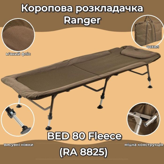 Розкладачка Ranger BED 80 Fleece (RA5525) зображення 12