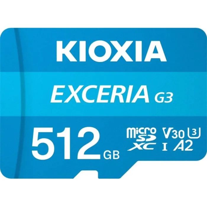Карта памяти Kioxia 512GB microSDXC class 10 U3 V30 Exceria G3 (LMEX3L512GG2)