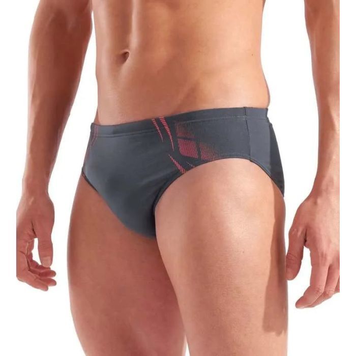 Плавки Arena Poseidonia Swim Briefs 009075-504 сірий, рожевий 105 (3468337621911) изображение 4