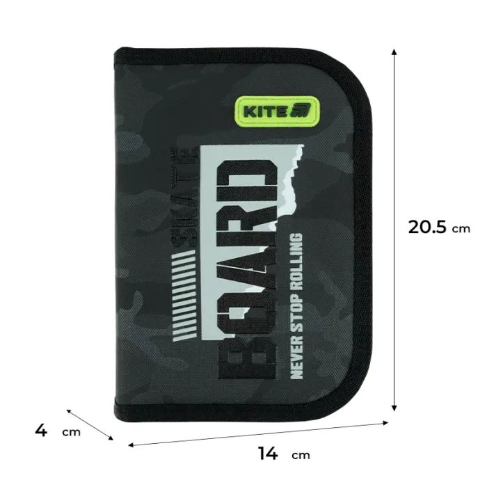 Пенал Kite SK8 Board 621, без наповнення, 1 відділення, 1 відворот (K26-621-6) зображення 6