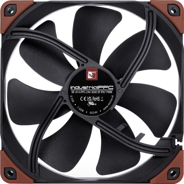 Кулер до корпусу Noctua NF-A14iPPC-24V-3000 SP IP67 PWM зображення 3