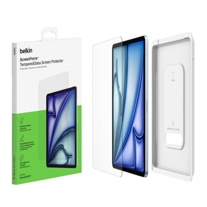 Стекло защитное Belkin TemperedGlass iPad Air 11 (2024 M2/2025 M3) (OVI007HQ) изображение 5