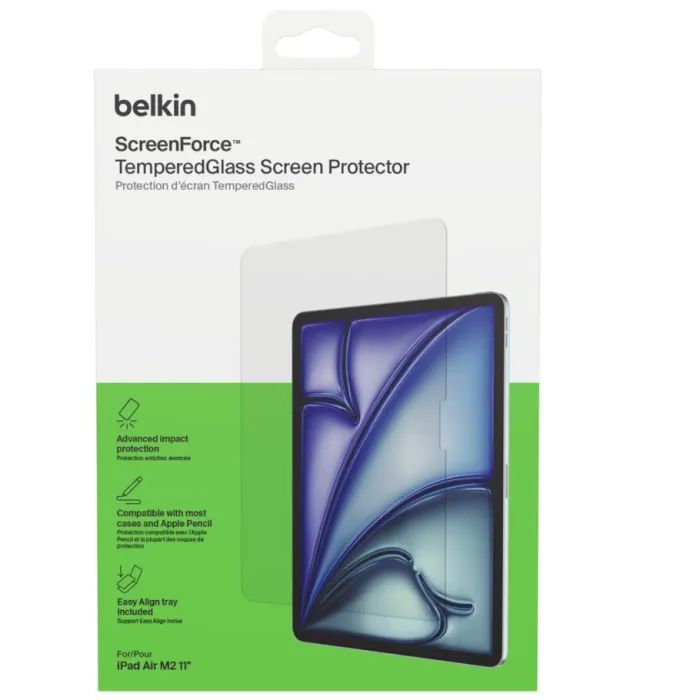 Стекло защитное Belkin TemperedGlass iPad Air 11 (2024 M2/2025 M3) (OVI007HQ) изображение 6