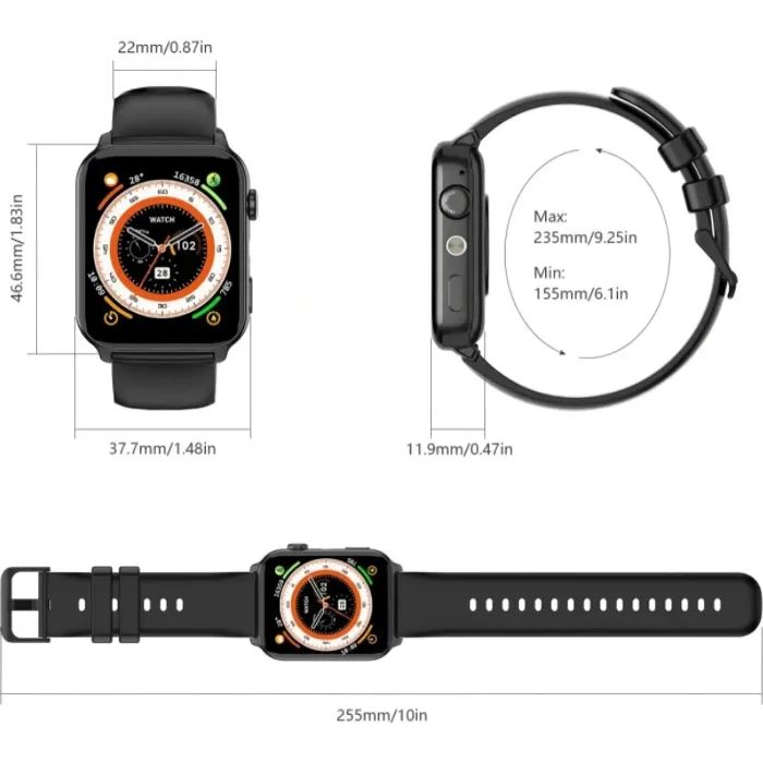 Смарт-годинник Blackview R30 Max Blue (6931548323181) зображення 4