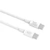 Дата кабель USB-C to USB-C 1.0m 240W white XO (XO-CB-240CC-WH) изображение 3