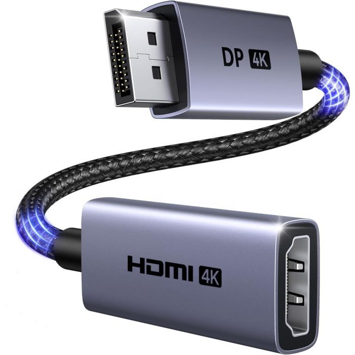 Кабель мультимедийный DisplayPort M to HDMI M 4K60Hz 18Gbps HDR10 3D Ugreen (95418)