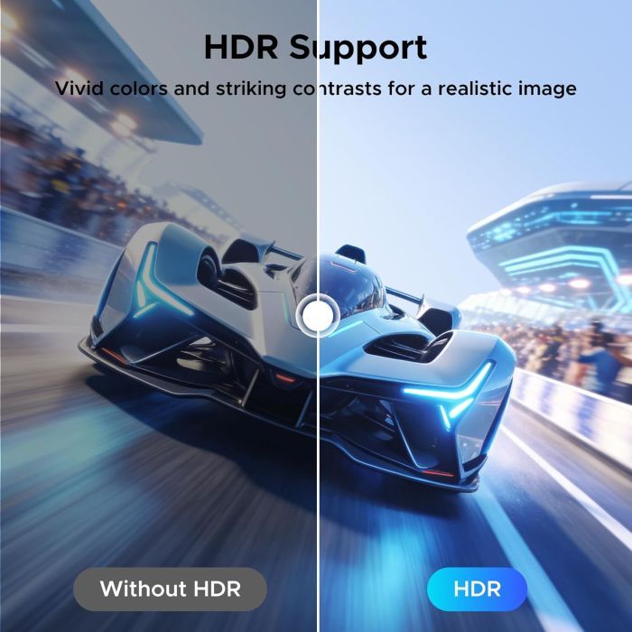Кабель мультимедийный DisplayPort M to HDMI M 4K60Hz 18Gbps HDR10 3D Ugreen (95418) изображение 5