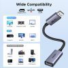 Кабель мультимедийный DisplayPort M to HDMI M 4K60Hz 18Gbps HDR10 3D Ugreen (95418) изображение 8