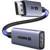 Кабель мультимедийный DisplayPort M to HDMI M 4K60Hz 18Gbps HDR10 3D Ugreen (95418)