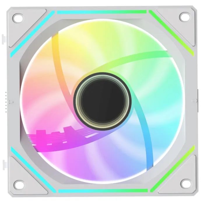 Кулер до корпусу OCYPUS GAMMA F12 UNI ARGB білий (GAMMA-F12-WH1AM00U-GL) зображення 2