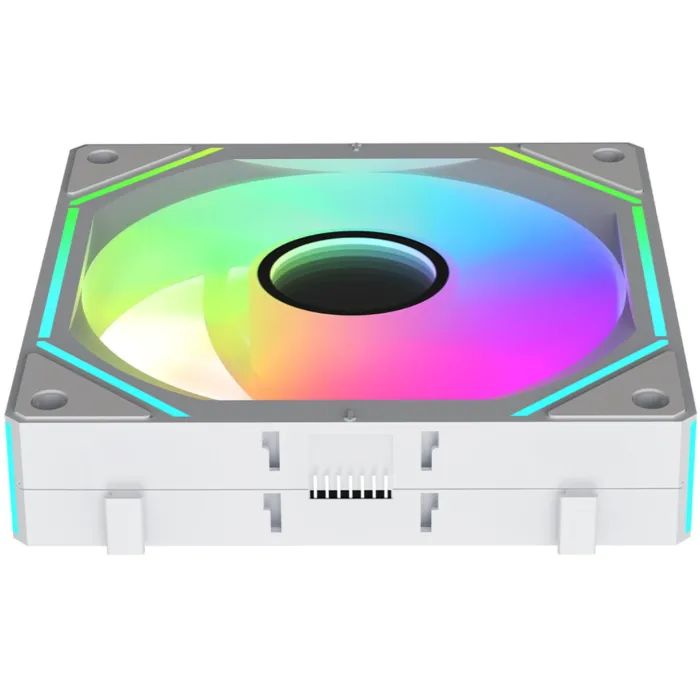 Кулер до корпусу OCYPUS GAMMA F12 UNI ARGB білий (GAMMA-F12-WH1AM00U-GL) зображення 3
