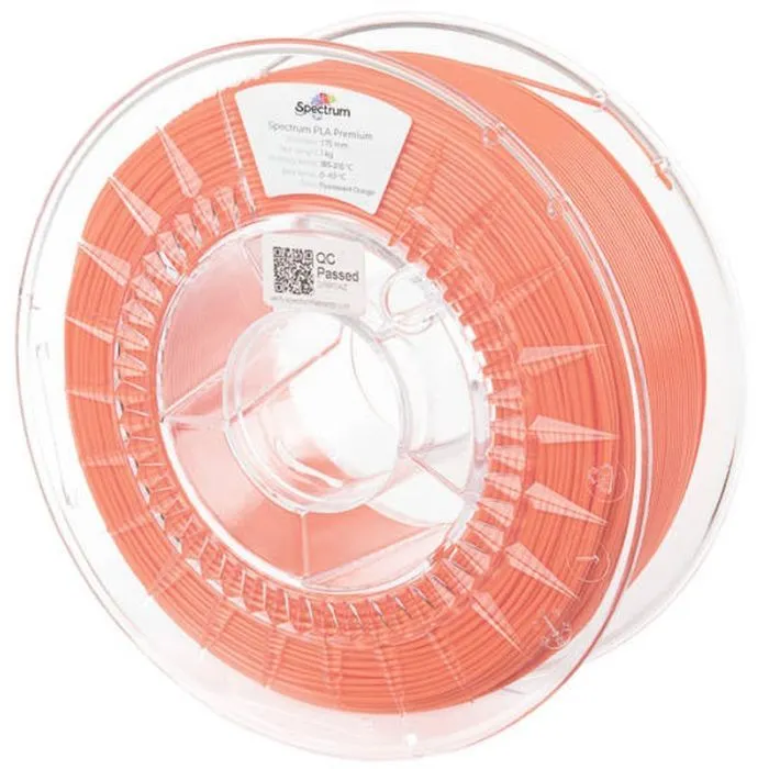 Пластик для 3D-принтера Spectrum PLA Premium 1.75mm 1kg Orange, Fluo (80019)